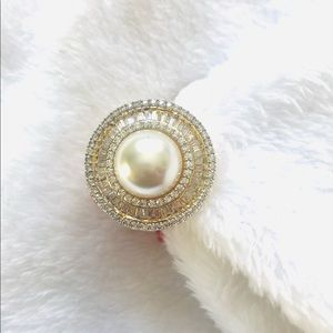 Adjustable Fresh water pearl ring by ParadiseGemsBySS